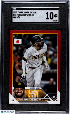 Fernando Tatis JR. - 2023 Topps Japan Edition Red SGC 10 /5