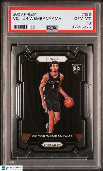 Victor Wembanyama - 2023 Panini Prizm Rookie #136 PSA 10