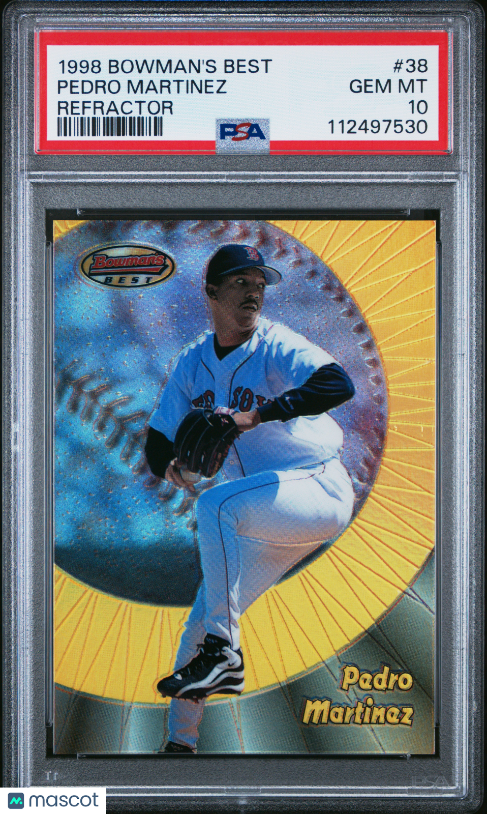 Pedro Martinez - 1998 Bowman's Best Refractor PSA 10 /400