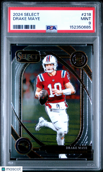 Drake Maye - 2024 Panini Select PSA 9