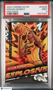 Keegan Murray - 2022 Panini Chronicles Draft Picks Explosive PSA 9 Case Hit
