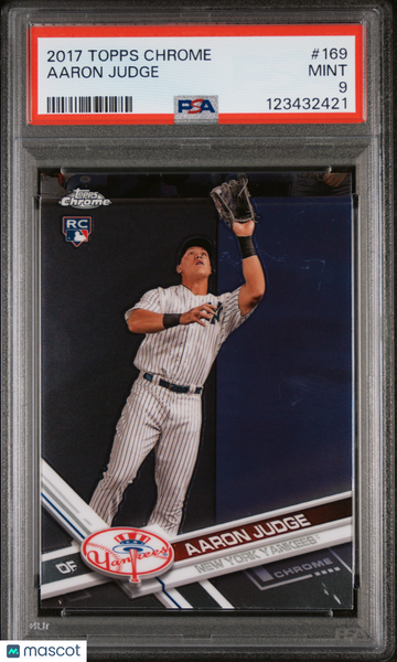 Aaron Judge - 2017 Topps Chrome PSA 9