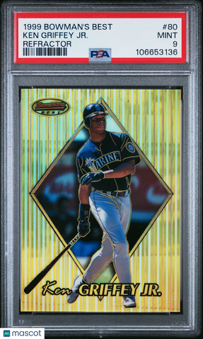 Ken Griffey JR. - 1999 Bowman's Best Refractor PSA 9