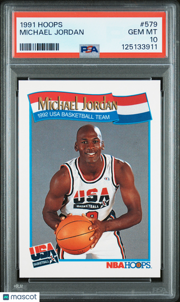 Michael Jordan - 1991 Hoops PSA 10