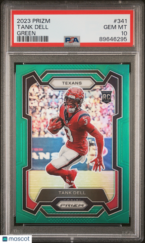 Tank Dell - 2023 Panini Prizm Green PSA 10