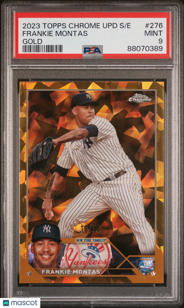 Frankie Montas - 2023 Topps Chrome Update Sapphire Edition Gold PSA 9 16/50