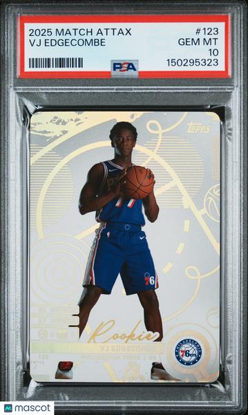 VJ Edgecombe - 2025 Topps Match Attax PSA 10