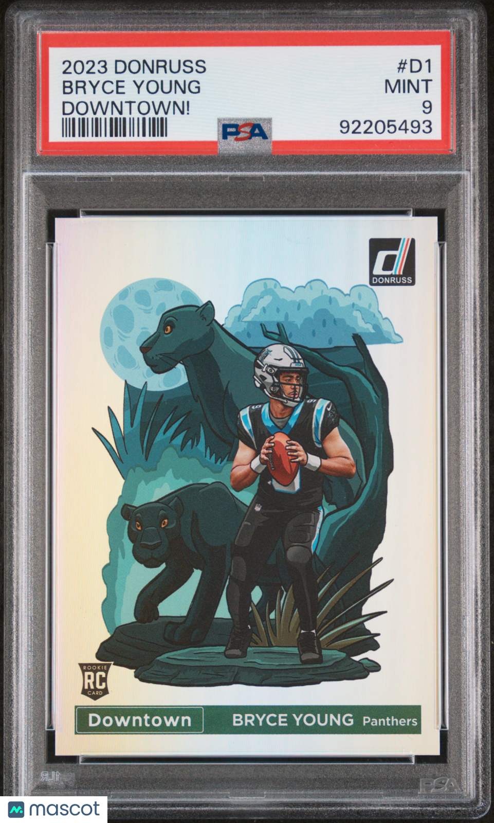 Bryce Young - 2023 Panini Donruss Downtown! PSA 9