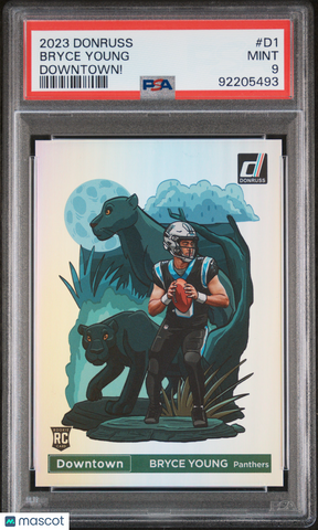 Bryce Young - 2023 Panini Donruss Downtown! PSA 9