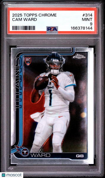 Cam Ward - 2025 Topps Chrome PSA 9