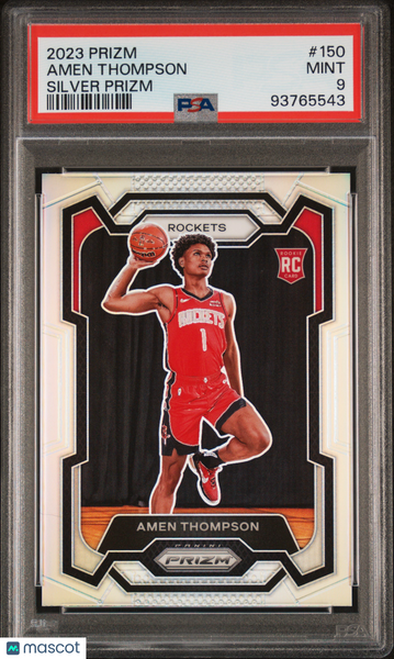Amen Thompson - 2023 Panini Prizm Silver PSA 9