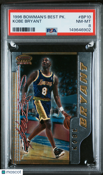 Kobe Bryant - 1996 Bowman's Best Best Picks PSA 8