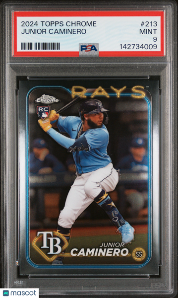 Junior Caminero - 2024 Topps Chrome PSA 9