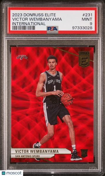 Victor Wembanyama - 2023 Panini Donruss Elite International PSA 9 Rookie
