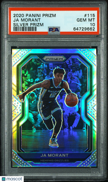 Ja Morant - 2020 Panini Prizm Silver PSA 10