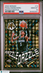 Paolo Banchero - 2022 Panini Mosaic Razzle Dazzle PSA 10