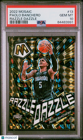Paolo Banchero - 2022 Panini Mosaic Razzle Dazzle PSA 10