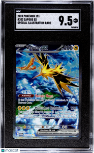 Pokémon TCG Zapdos EX #202 SGC 9.5