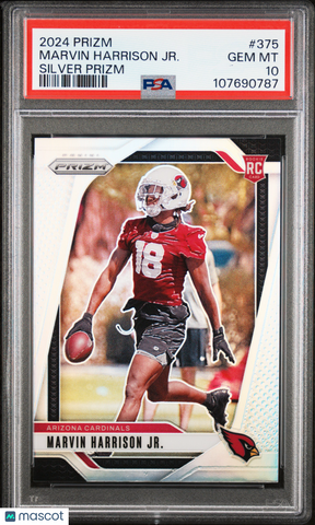 Marvin Harrison JR. - 2024 Panini Prizm Silver PSA 10