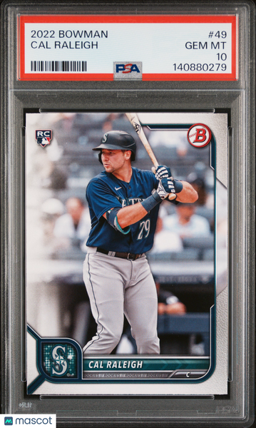 Cal Raleigh - 2022 Bowman PSA 10
