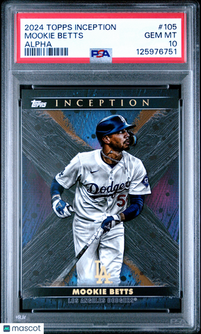 Mookie Betts - 2024 Topps Inception Alpha PSA 10