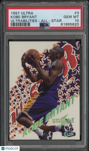 Kobe Bryant - 1997 Ultra Ultrabilities All Star PSA 10