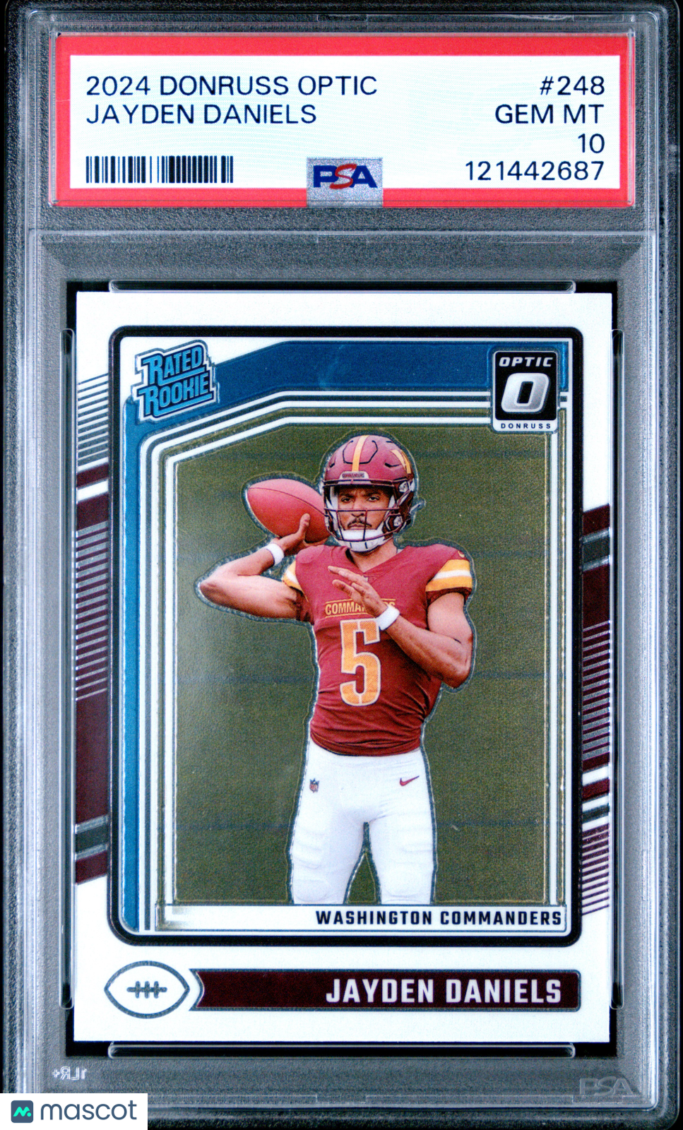 Jayden Daniels - 2024 Panini Donruss Optic PSA 10