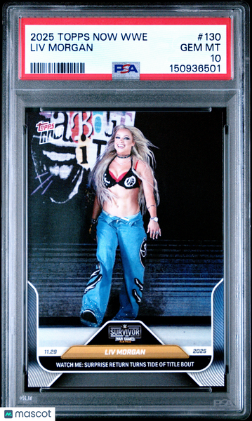 LIV Morgan - 2025 Topps Now WWE PSA 10