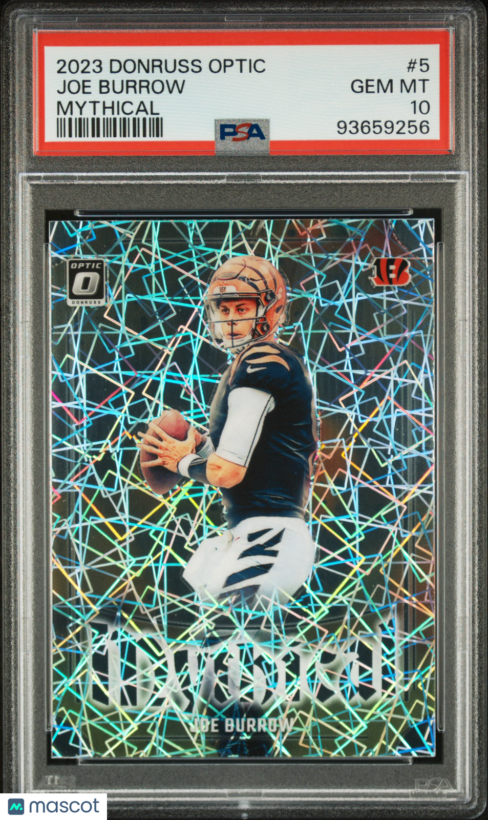 Joe Burrow - 2023 Panini Donruss Optic Mythical PSA 10