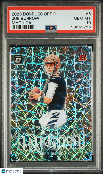 Joe Burrow - 2023 Panini Donruss Optic Mythical PSA 10