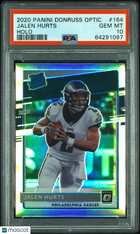 Jalen Hurts - 2020 Panini Donruss Optic Holo PSA 10