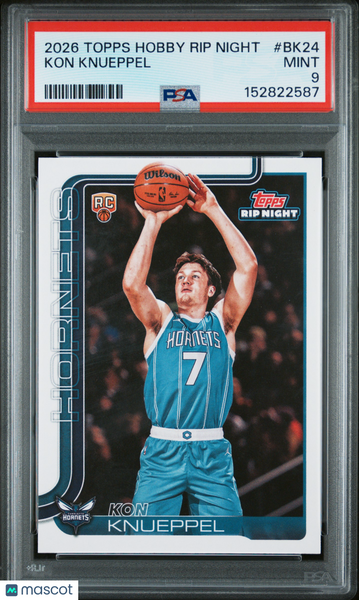 Kon Knueppel - 2026 Topps Hobby Rip Night PSA 9