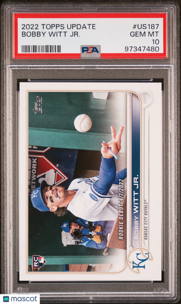 Bobby Witt JR. - 2022 Topps Update PSA 10