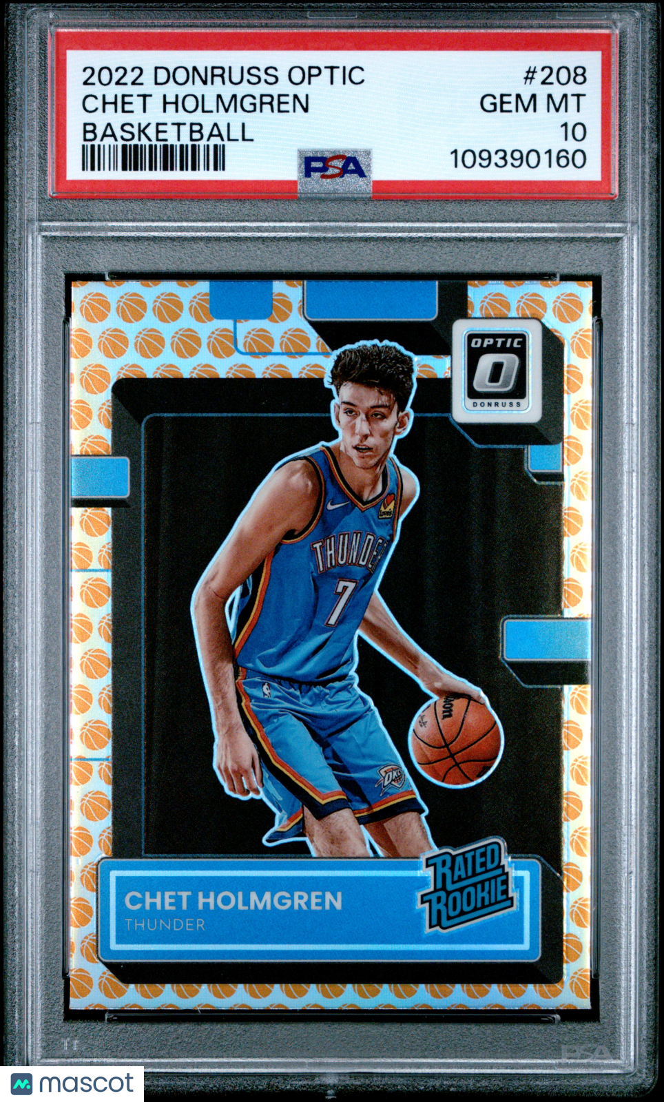 Chet Holmgren - 2022 Panini Donruss Optic Basketball PSA 10
