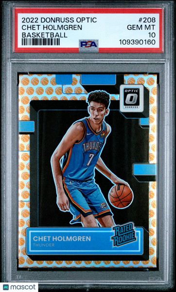 Chet Holmgren - 2022 Panini Donruss Optic Basketball PSA 10