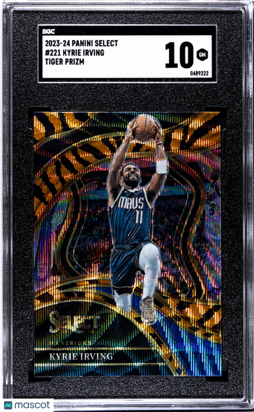 KYRIE IRVING - 2023-24 Panini Select Tiger Courtside SGC 10 #221