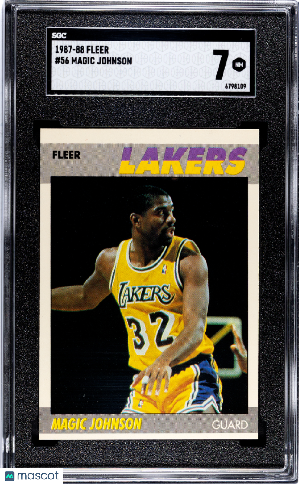 Magic Johnson - 1987 Fleer SGC 7