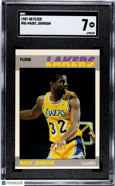 Magic Johnson - 1987 Fleer SGC 7