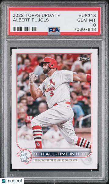 Albert Pujols - 2022 Topps Update PSA 10