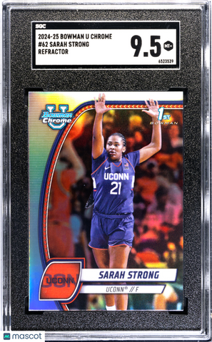 Sarah Strong - 2024 Bowman U Chrome Refractor SGC 9.5