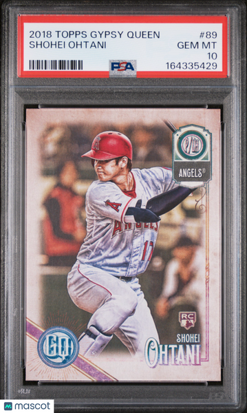 Shohei Ohtani - 2018 Topps Gypsy Queen Rookie #89 PSA 10
