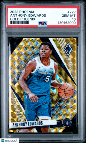 Anthony Edwards - 2023 Panini Phoenix Gold PSA 10