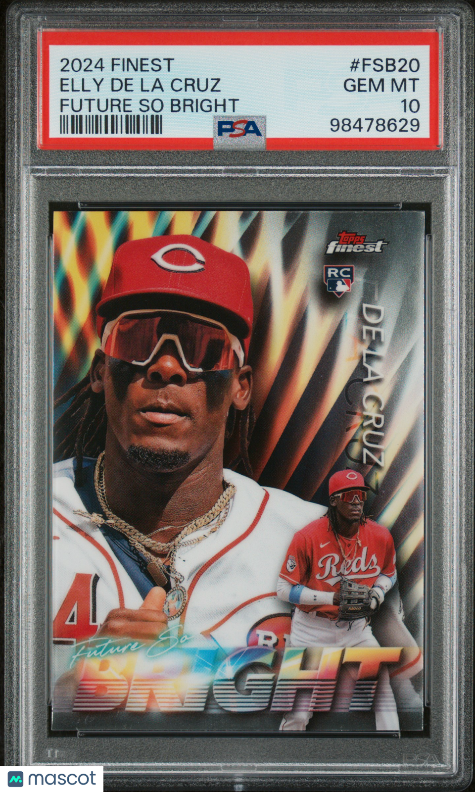 Elly De La Cruz - 2024 Topps Finest Future So Bright PSA 10