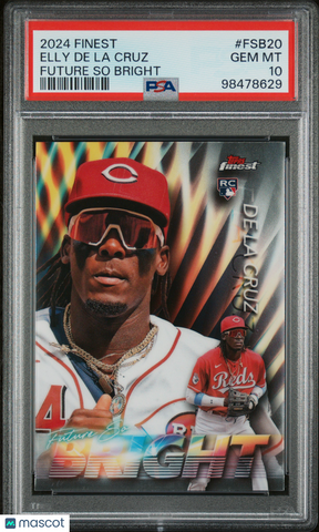 Elly De La Cruz - 2024 Topps Finest Future So Bright PSA 10