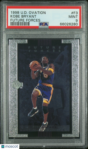 Kobe Bryant - 1998 Upper Deck Ovation Future Force Forces PSA 9