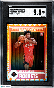 Amen Thompson - 2023 Panini Hoops Gravity SGC 9.5