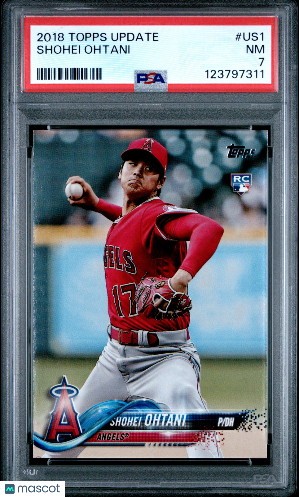 Shohei Ohtani - 2018 Topps Update PSA 7