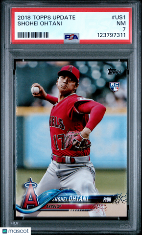 Shohei Ohtani - 2018 Topps Update PSA 7