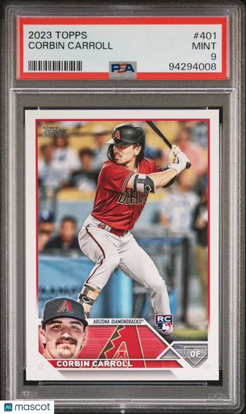 Corbin Carroll - 2023 Topps Rookie #401 PSA 9