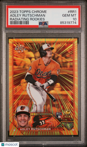Adley Rutschman - 2023 Topps Chrome Radiating Rookies PSA 10